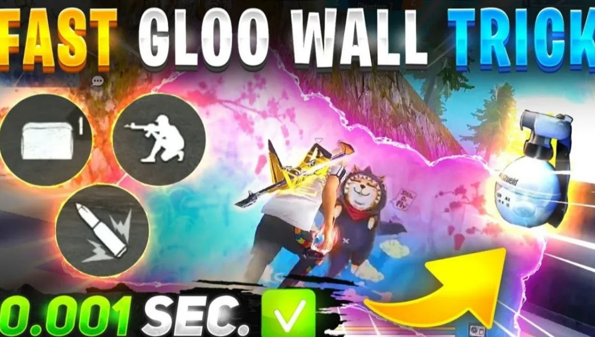 Glue Wall trick in Free Fire