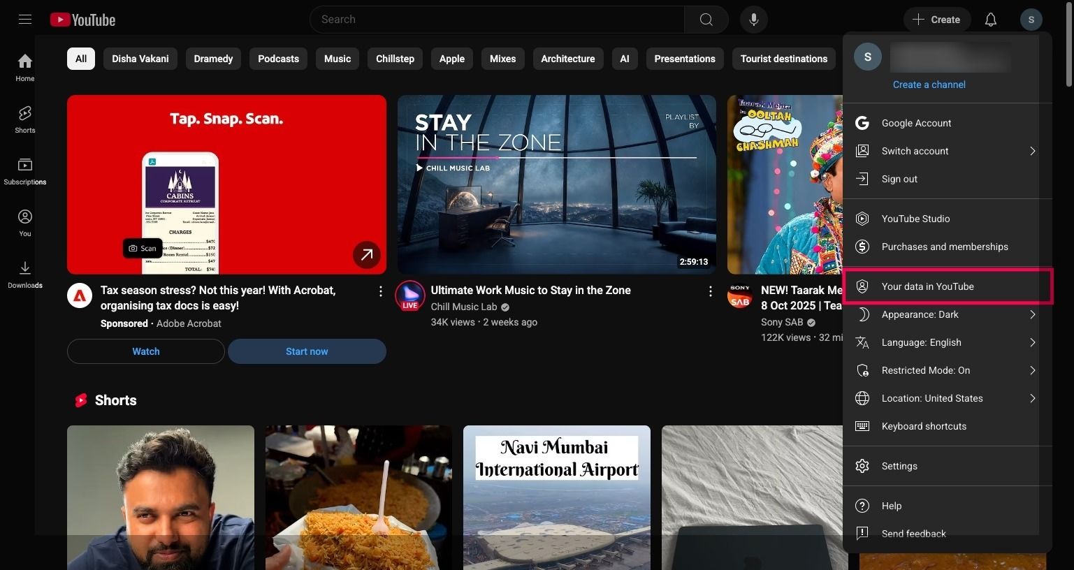 How to turn off Youtube watch History