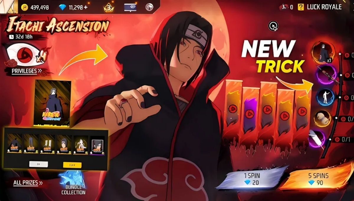 Itachi Ascension Event Free Fire