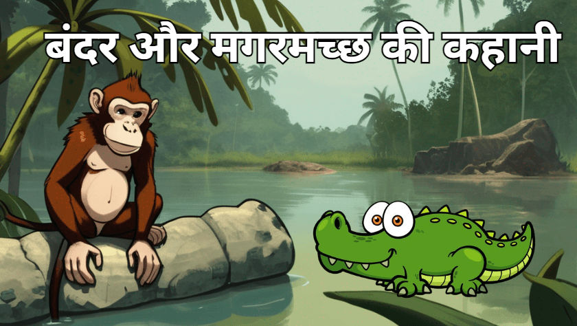 Moral story of Monkey and Crocodile