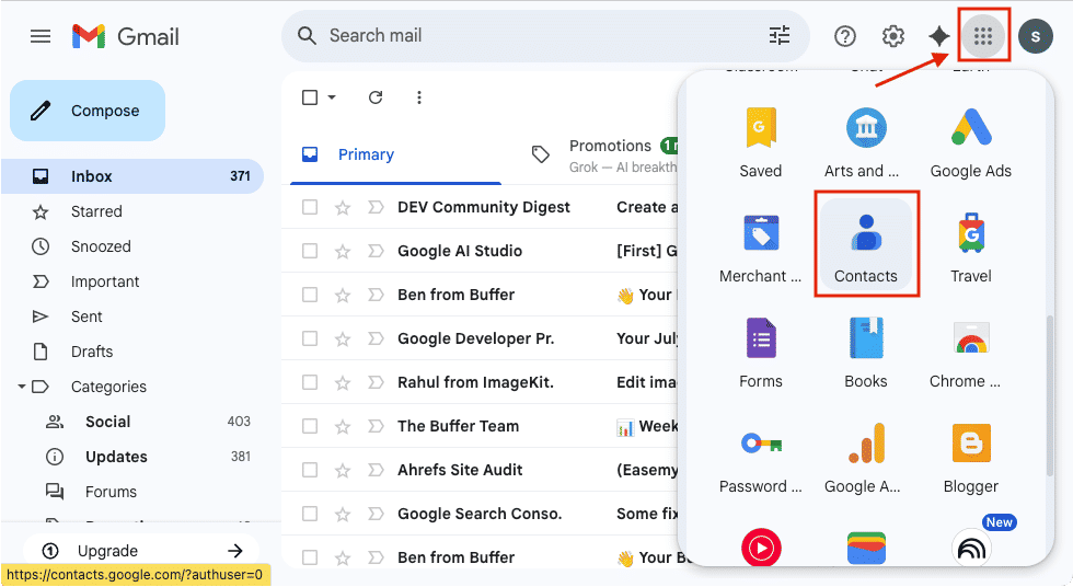 Select Contact from Gmail.png
