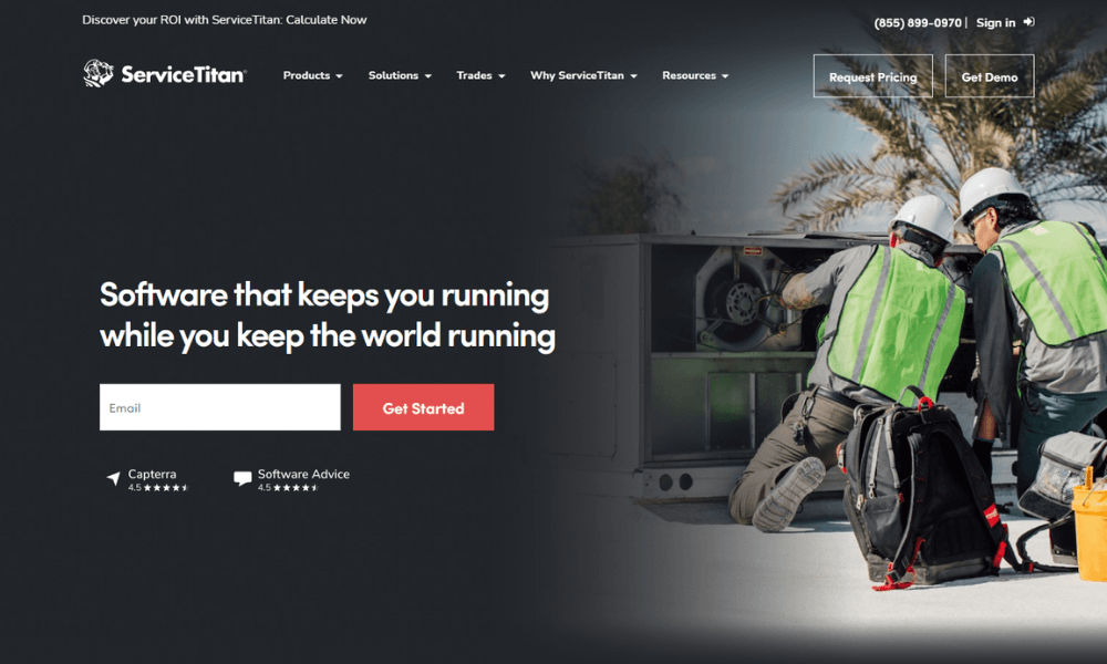  ServiceTitan field service management app