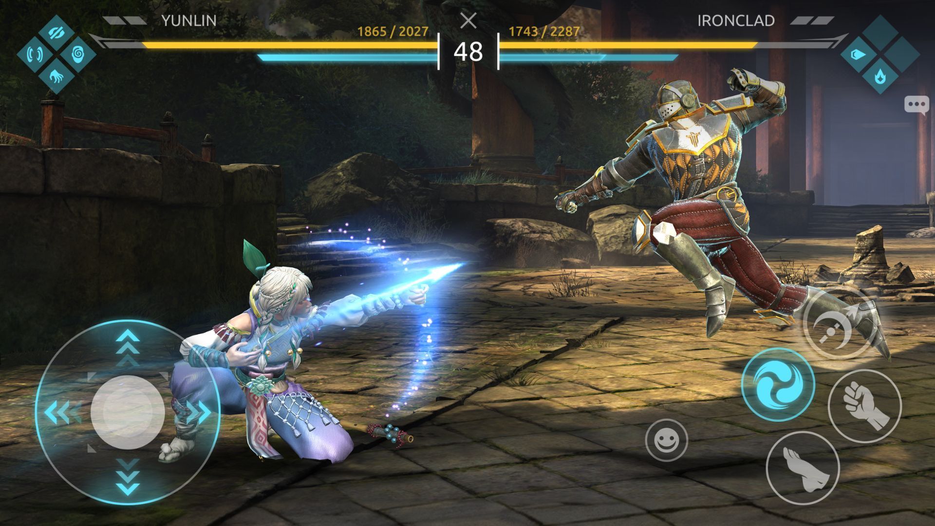 Shadow Fight 4 Mobile Samurai game