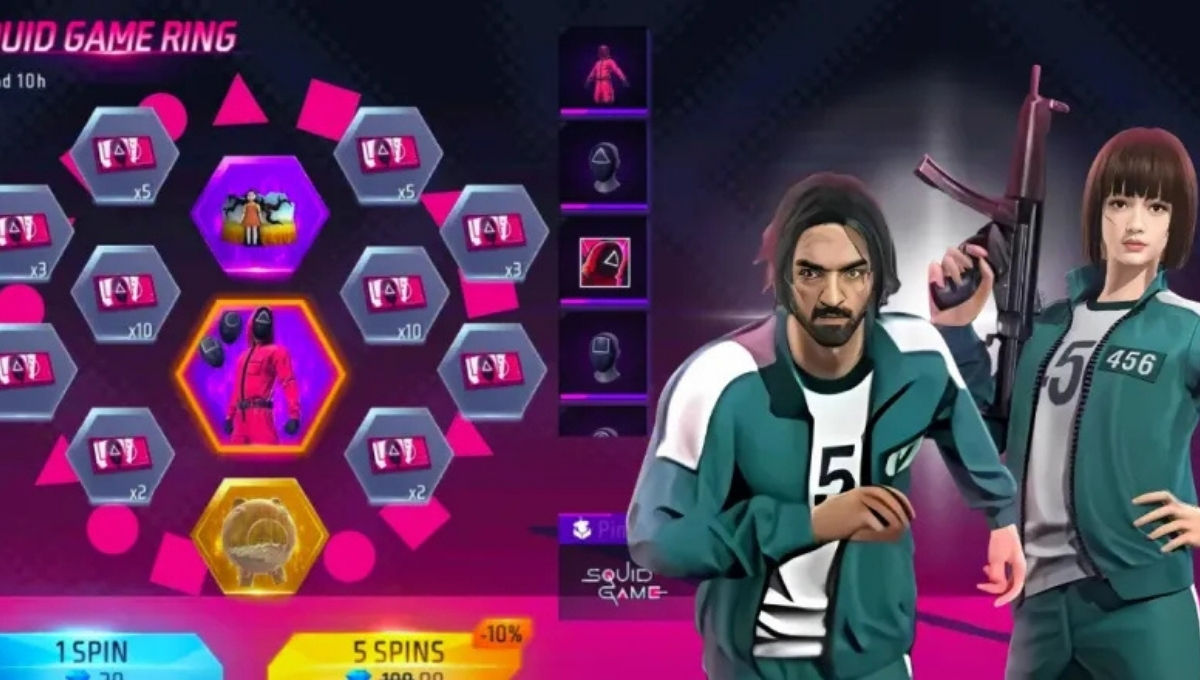 Squid Game Player Bundle arrives in Free Fire