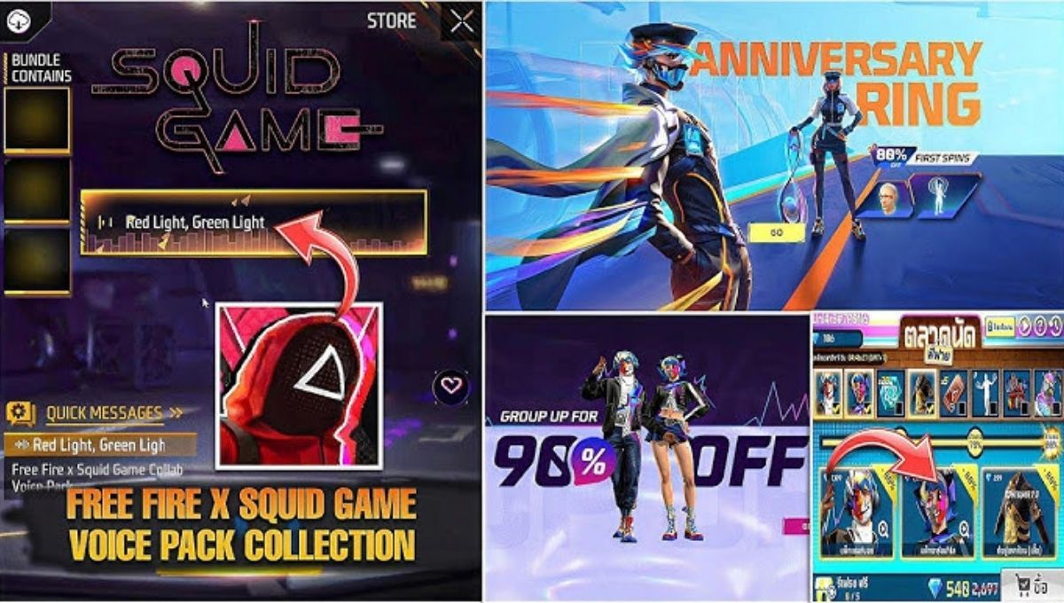 Squid Game Ring Event Free Fire