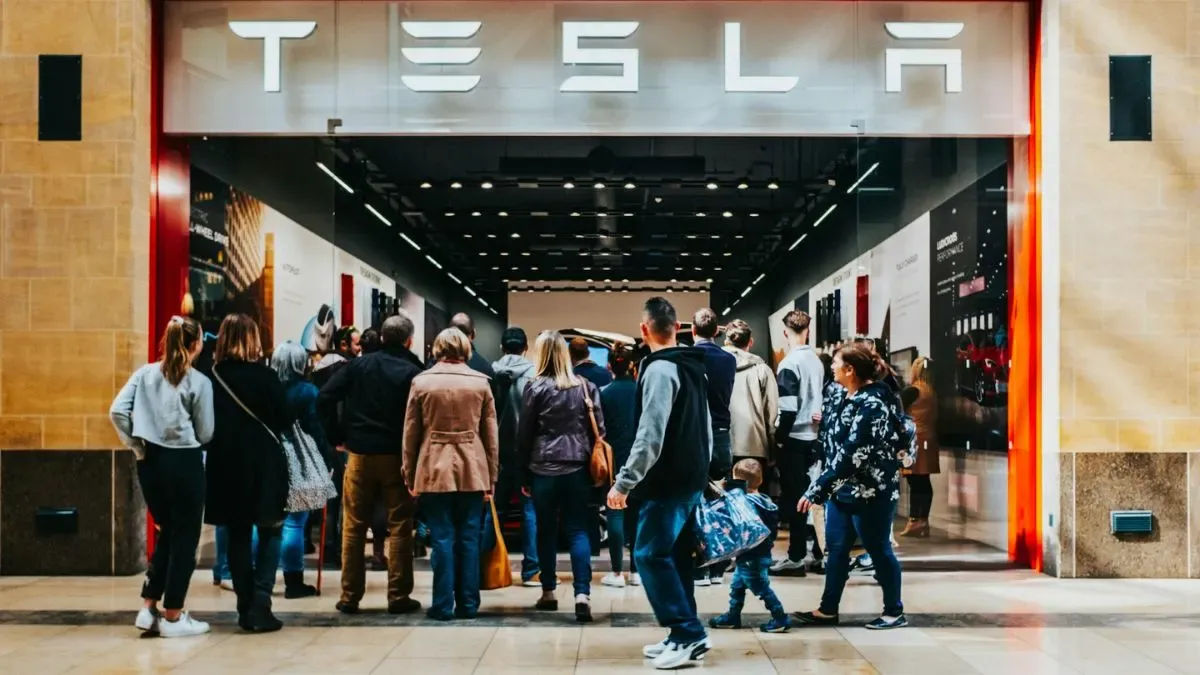 Tesla Showroom - representational image