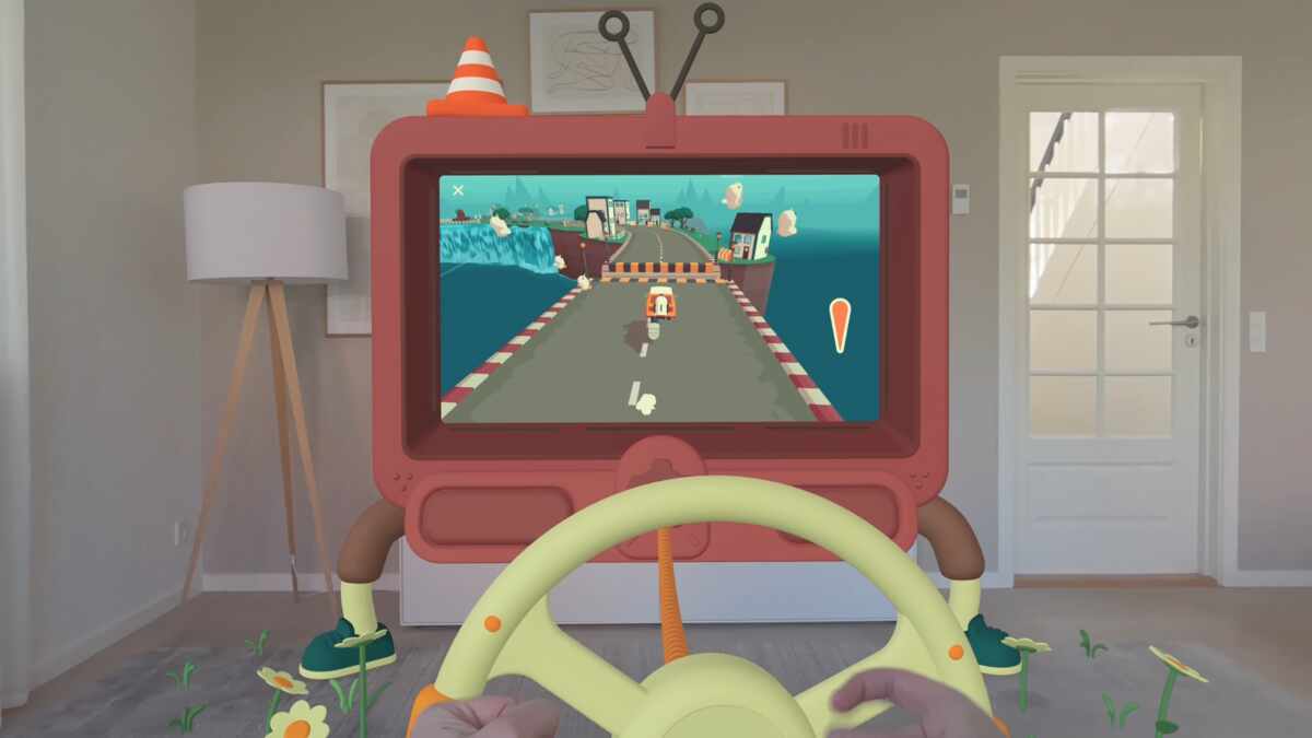 WHAT THE CAR? Apple Vision pro exclusive game