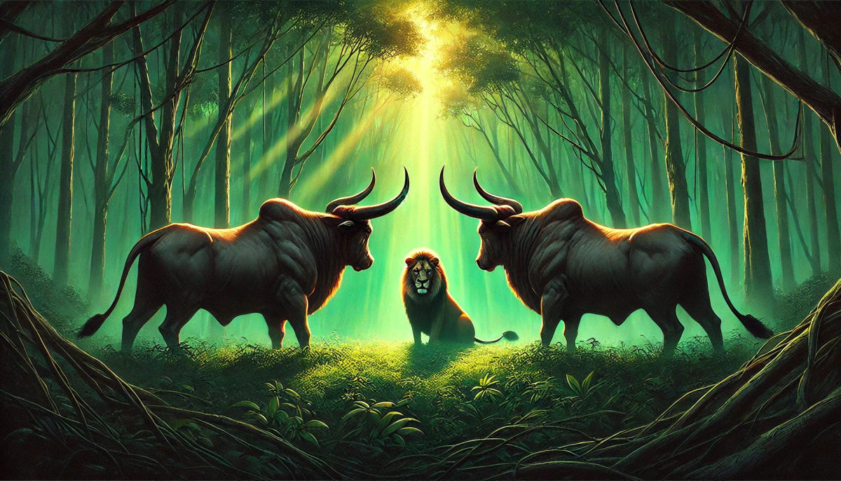 bail and sher ki kahani