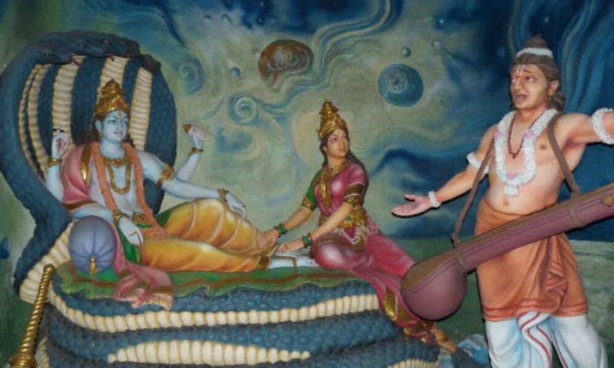 Vishnu ji and Maa Lakshmi ji