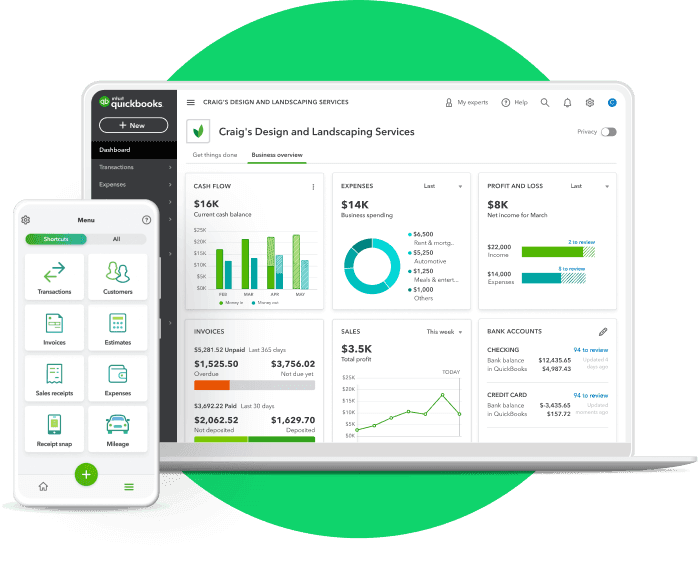 QuickBooks accounting app