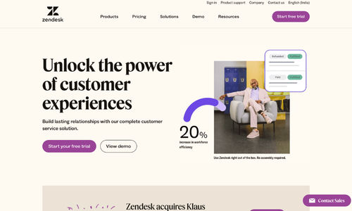 Zendesk Help Desk Software