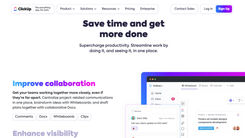 Clickup product management software
