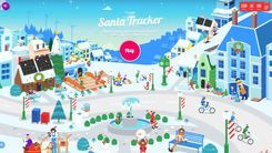 Free Santa Tracker game on Google