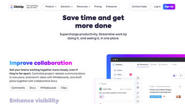 Clickup product management software