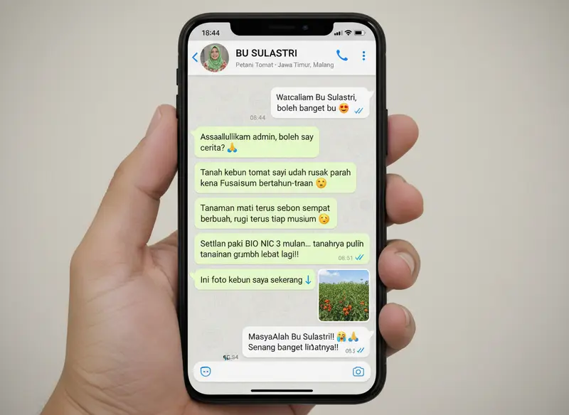 Testimoni Bu Sulastri petani tomat Jawa Barat