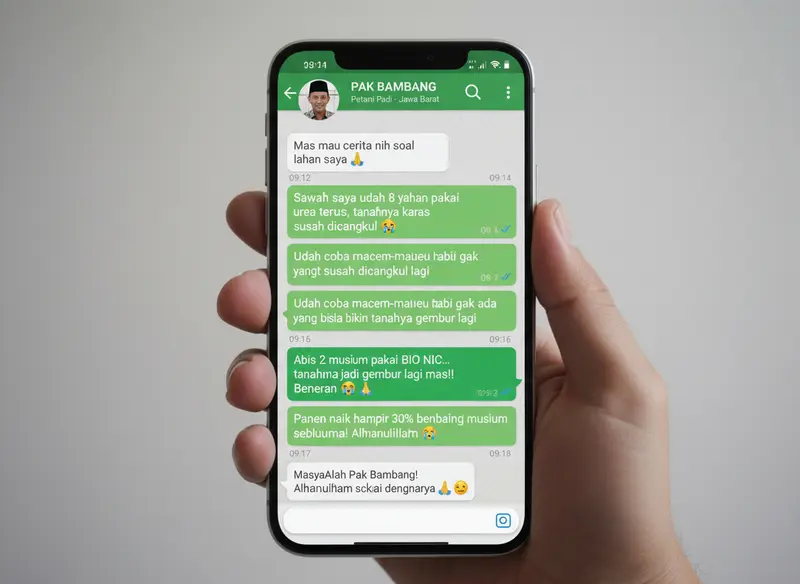 Testimoni Pak Bambang petani padi Jawa Barat