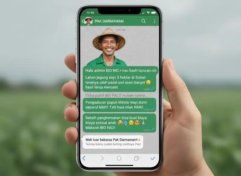 Testimoni Pak Darmawan petani jagung Sulawesi Selatan