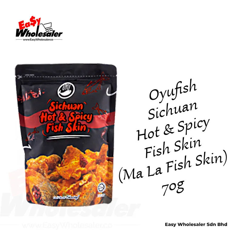 Oyufish Sichuan Hot and Spicy Fish Skin 70g Oyufish Sichuan Hot and Spicy Fish Skin 70g