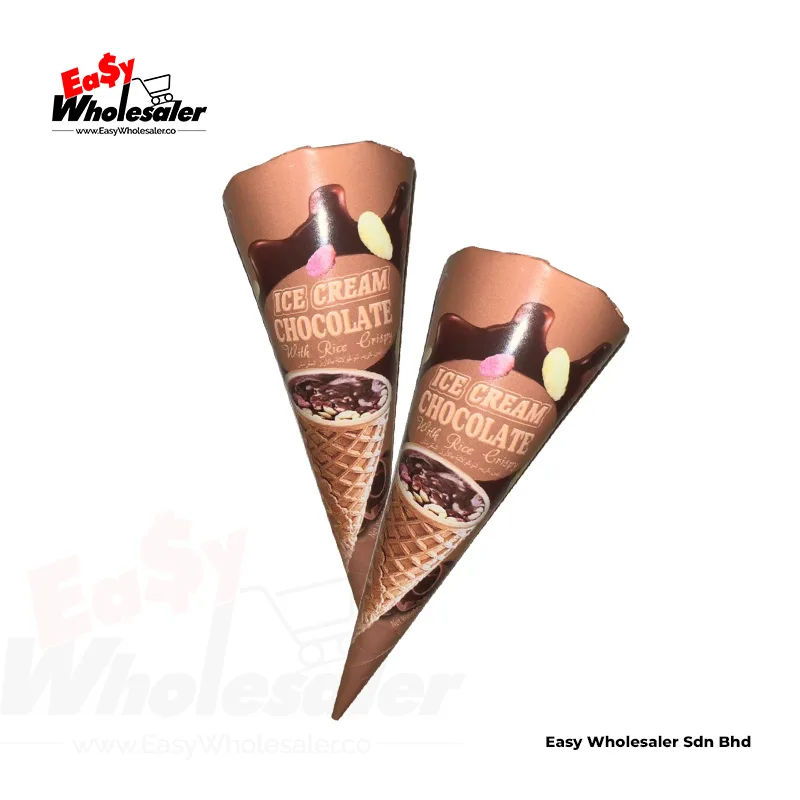 CV Mallow Ice Cream Chocolate With Rice Crispy 22g 2