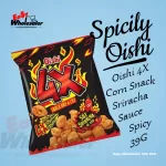 Oishi 4X Corn Snack Sriracha Sauce Spicy 39g