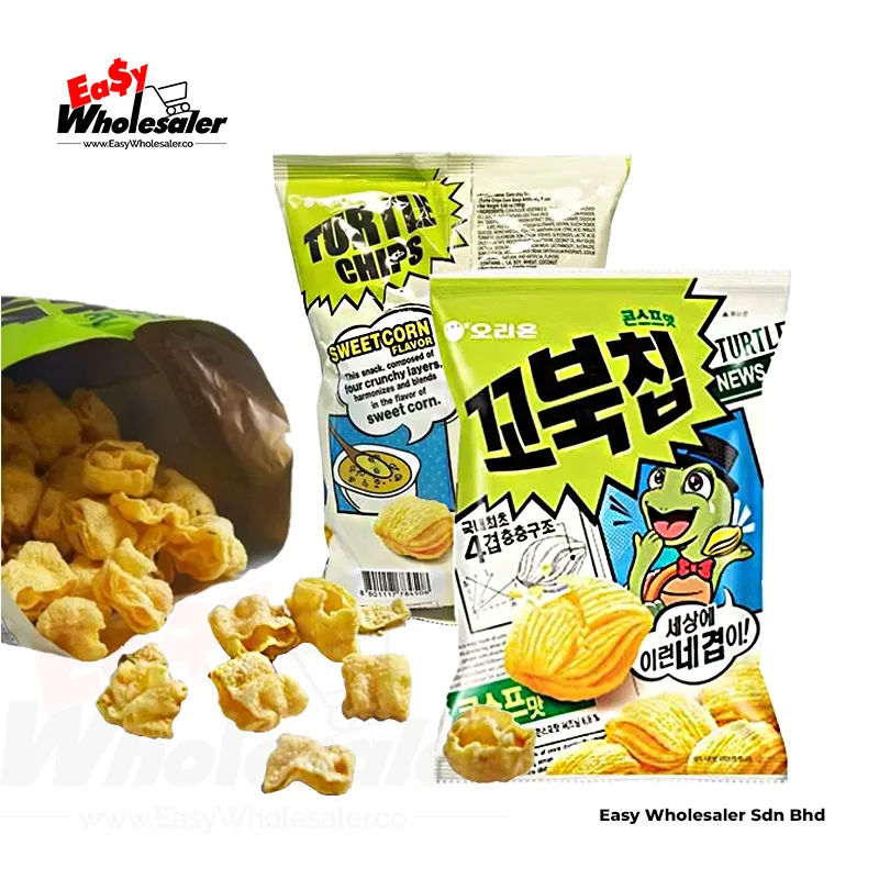 Orion Turtle Chips Corn 65g 2 Orion Turtle Chips Corn 65g 2