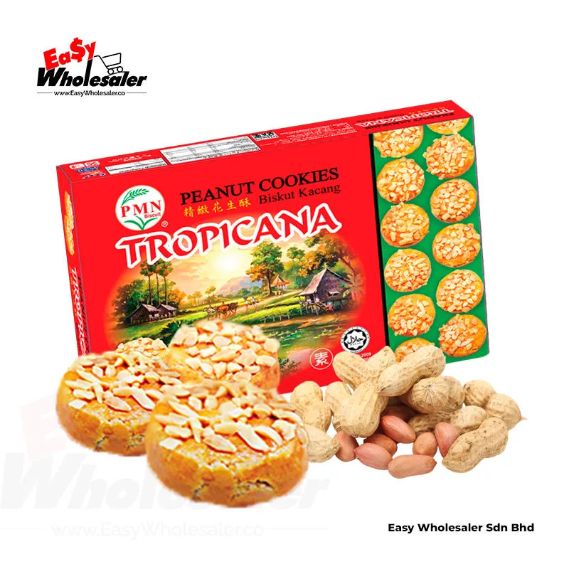 PMN Biscuits Tropicana Peanut Cookies 56g 2