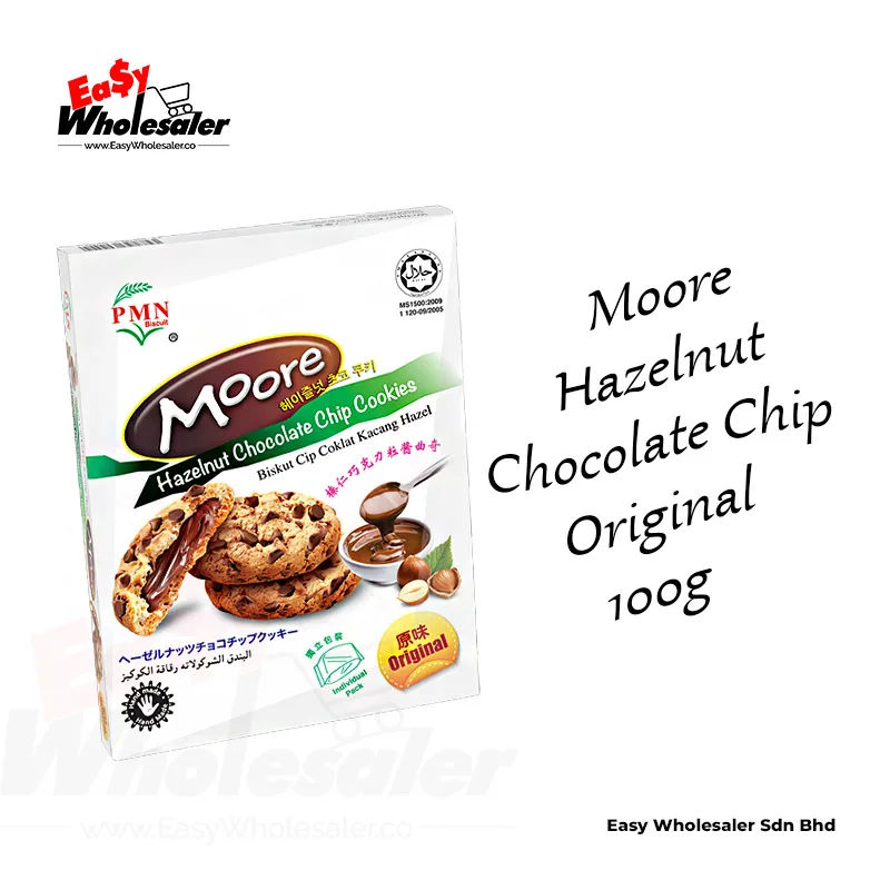 PMN Moore Hazelnut Chocolate Chip 100g Original PMN Moore Hazelnut Chocolate Chip 100g Original