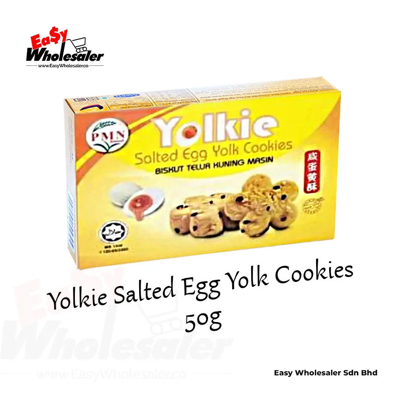 PMN Yolkie Salted Egg Yolk Cookies 50g PMN Yolkie Salted Egg Yolk Cookies 50g