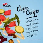 LoveBite Crisp Mixed Vegetable Crisp 80g