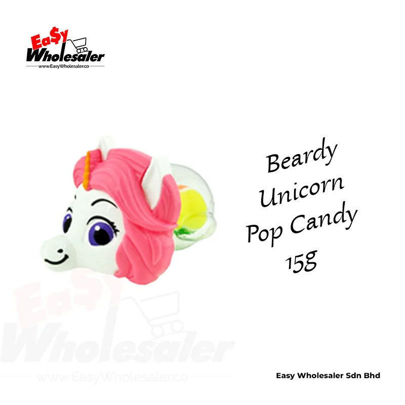 Beardy Unicorn Pop Candy 15g Beardy Unicorn Pop Candy 15g