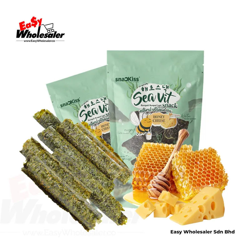 Snackiss Korean Seavit Honey Cheese 50g 2 Snackiss Korean Seavit Honey Cheese 50g 2