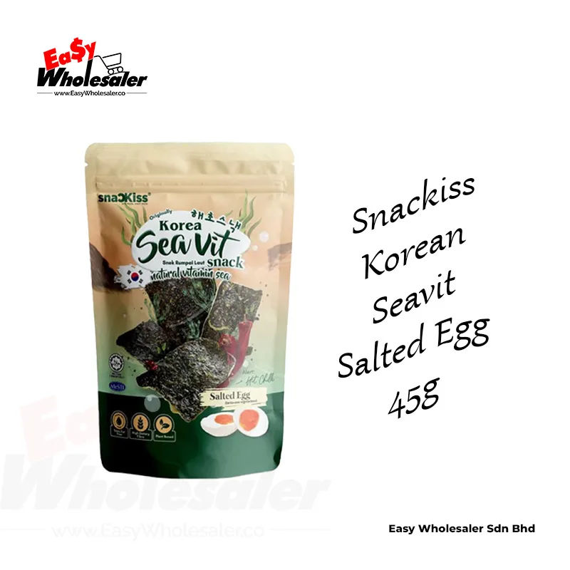 Snackiss Korean Seavit Salted Egg 45g Snackiss Korean Seavit Salted Egg 45g