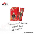 Taokaenoi Grill Seaweed Big Roll Spicy 3g 3