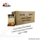 Uncle Saba’s Plant Based Lentil Crisps Spicy Sriracha 115g