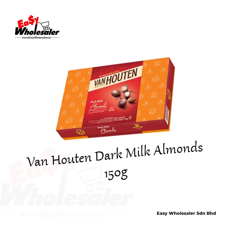 Van Houten Dark Milk Almonds 150g Van Houten Dark Milk Almonds 150g