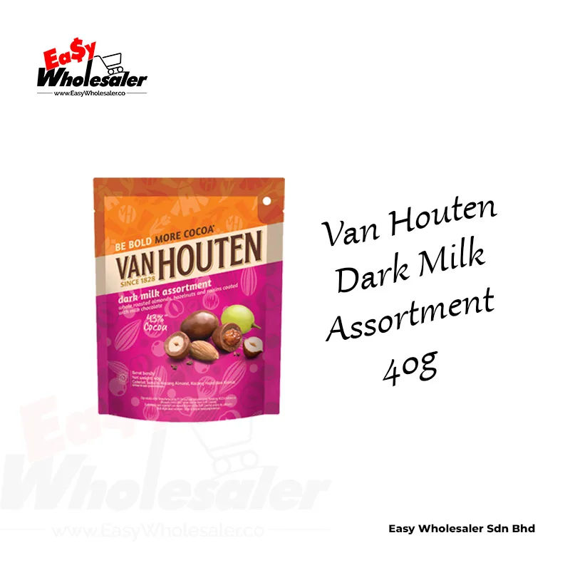 Van Houten Dark Milk Assortment 40g Van Houten Dark Milk Assortment 40g