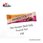 Van Houten Dark Milk Fruit & Nut Chocolate Bar 40g 3