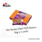 Van Houten Dark Milk Raisins 80g 3