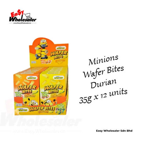 Minions Wafer Bites Durian 35g