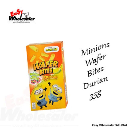 Minions Wafer Bites Durian 35g