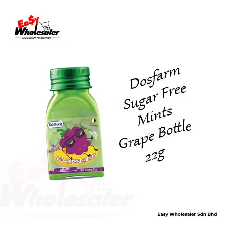 Dosfarm Sugar Free MInts Grape Bottle 22g Dosfarm Sugar Free MInts Grape Bottle 22g