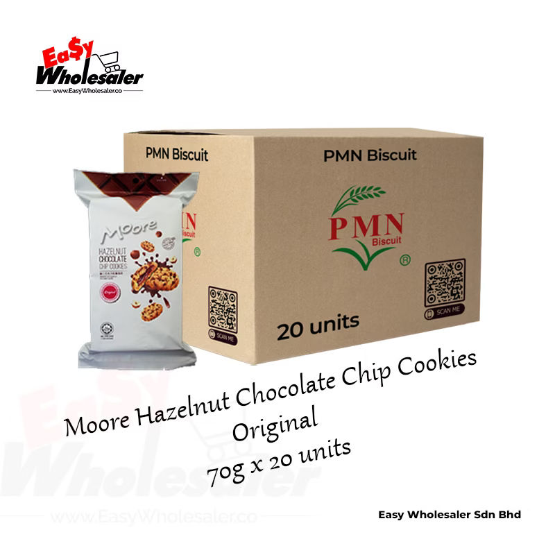 Moore Hazelnut Chocolate Original 70g 3 PMN Moore Hazelnut Chocolate Cookies Original 70g