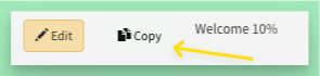 The Copy button next to Edit on a discount