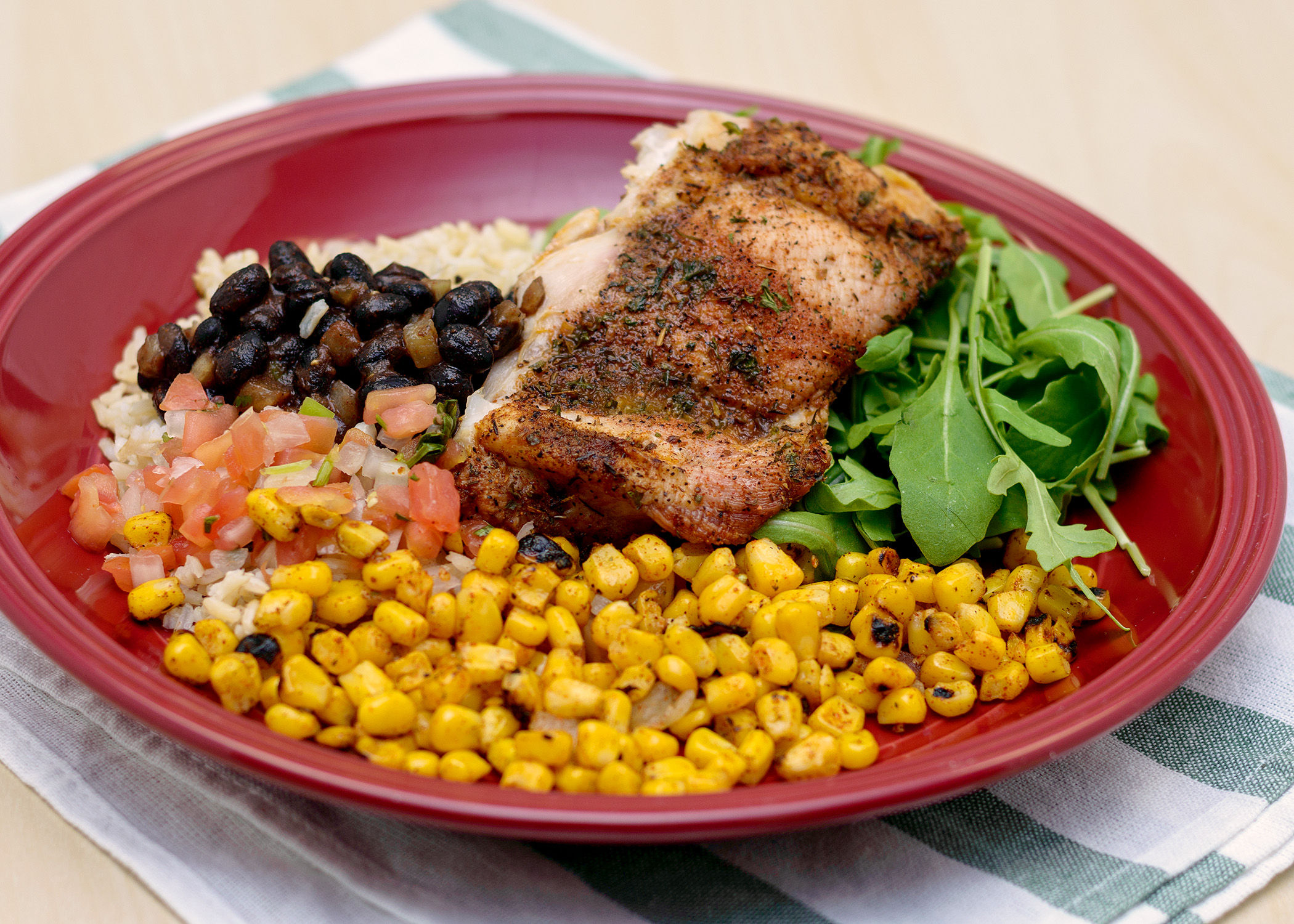 Burrito Bowl with Stewed Chicken meal image