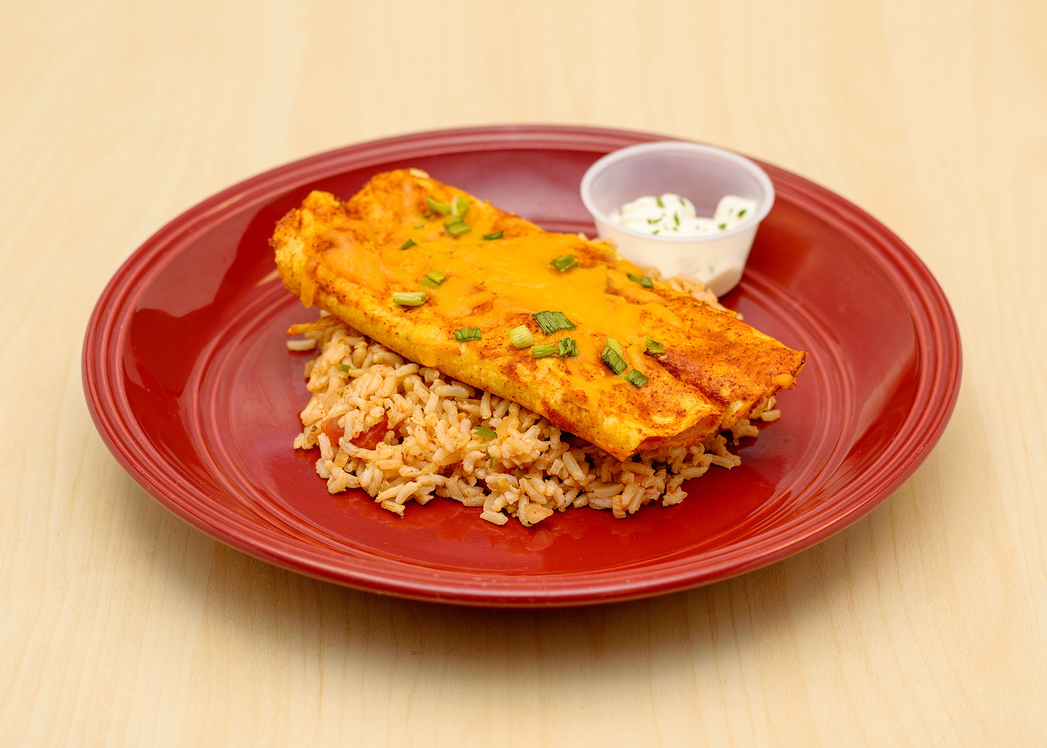 Black Bean and Low Fat Cheese Enchiladas meal image