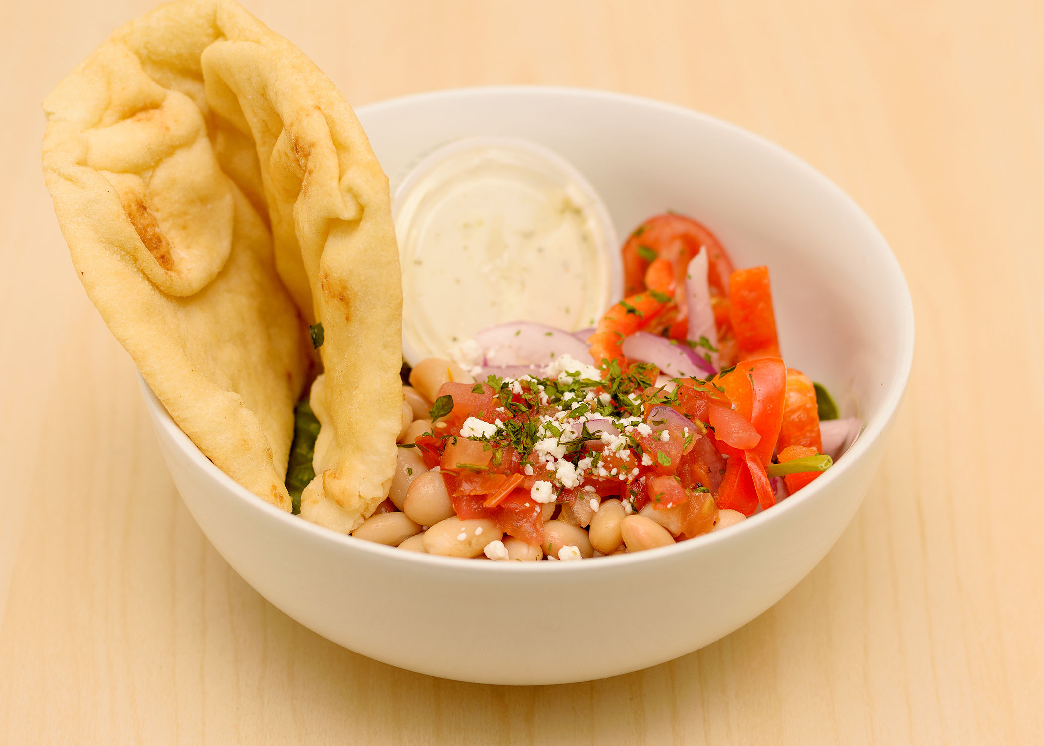 Chickpea Gyro meal image