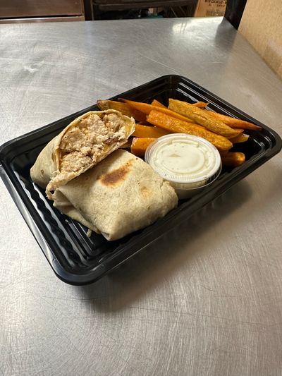 Chicken Bacon Ranch Wrap and Roasted Gold Potatoes (14oz) (Heat for 2-3 Mins) meal image