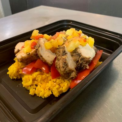 Caribbean Jerk Chicken meal image