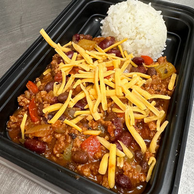 (DO NOT MICROWAVE LID)  Turkey Chili  (12oz) (Heat for 2-3mins) meal image