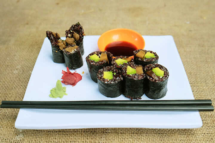 Uniknya Sushi Vegan “Kurogome Zushi”